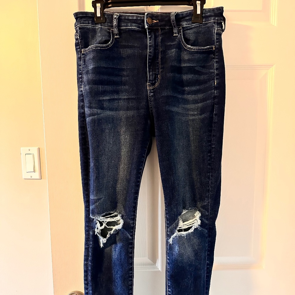 American Eagle Quiksilver High Rise Next Level Stretch Jeans
